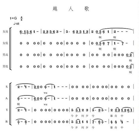 越人歌赏析，从音乐角度解读越人歌赏析